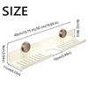 Wall Mounted Bathroom Sink Shelf Over Faucet Suction Cup U-Shaped Storage Rack  Vanity Storage