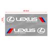 2pcs Car Side Door 3D Sticker Badge Decal Decoration Emblem For Lexus CT200H ES250 ES300H IS250 IS200 GS300 GS460 GX470 LS400