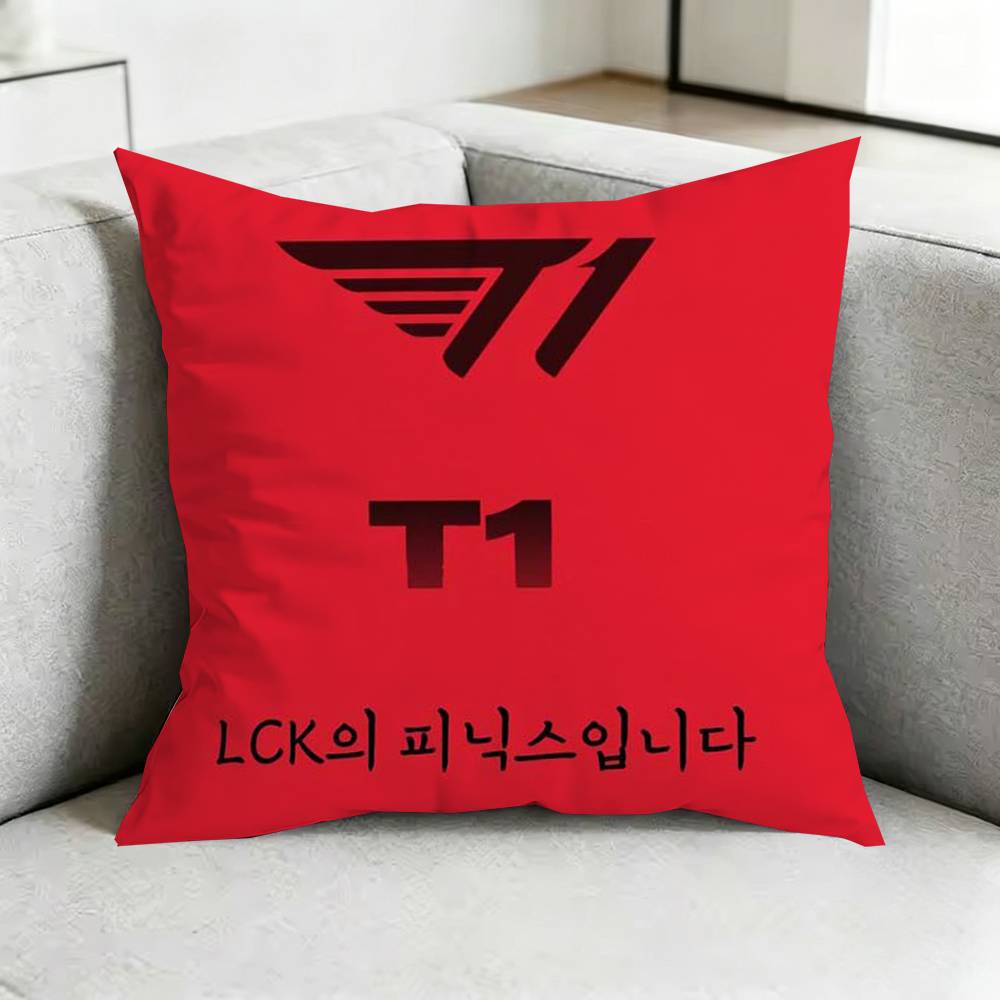 T Korean ESports FFaker Pillow Case Square DoubleSided Sofa Cushion Cover Bedroom Bedside Pillow Gift