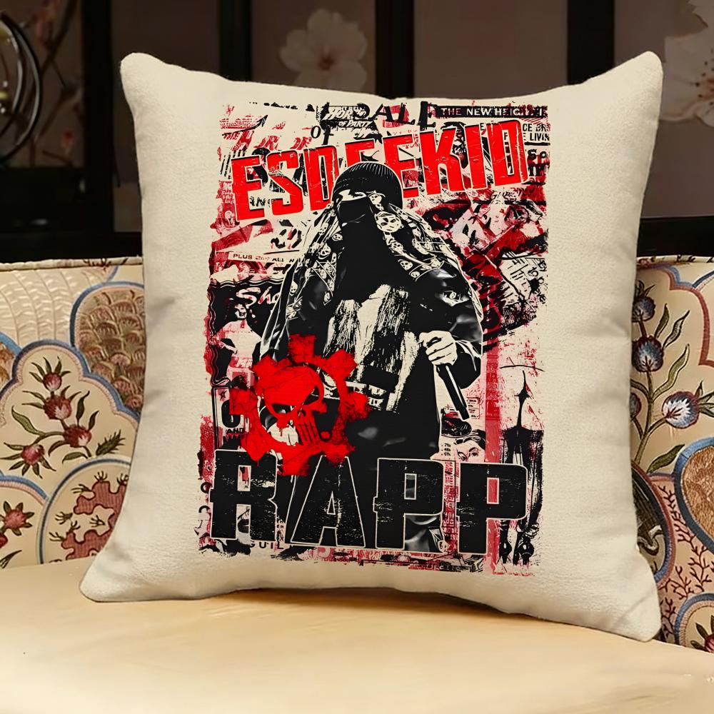 E-esDeeKid Rapper Pillow Case Pillowcase, Double-sided Printed, Sofa Cushion, Bedroom Headboard Pillow