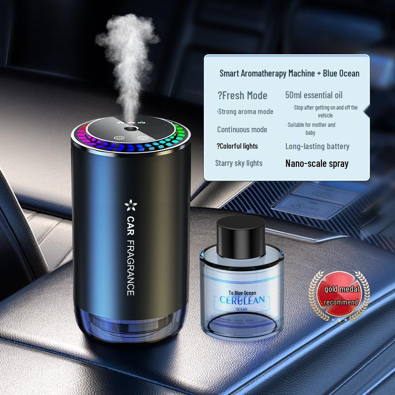 Starry Sky Car Odor Eliminator: Smart Sound-Activated Aroma Diffuser with Ambient Light