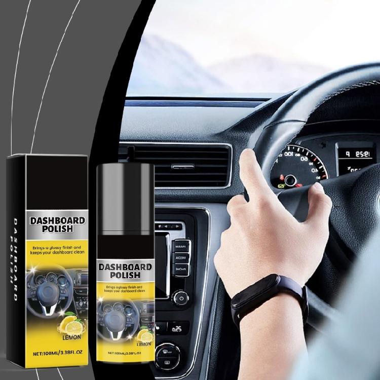 100ml Dashboard Polishing Cleaner Universal Car Interior Detailing Cleaner for Rubber Leather Interior Polish Detailer