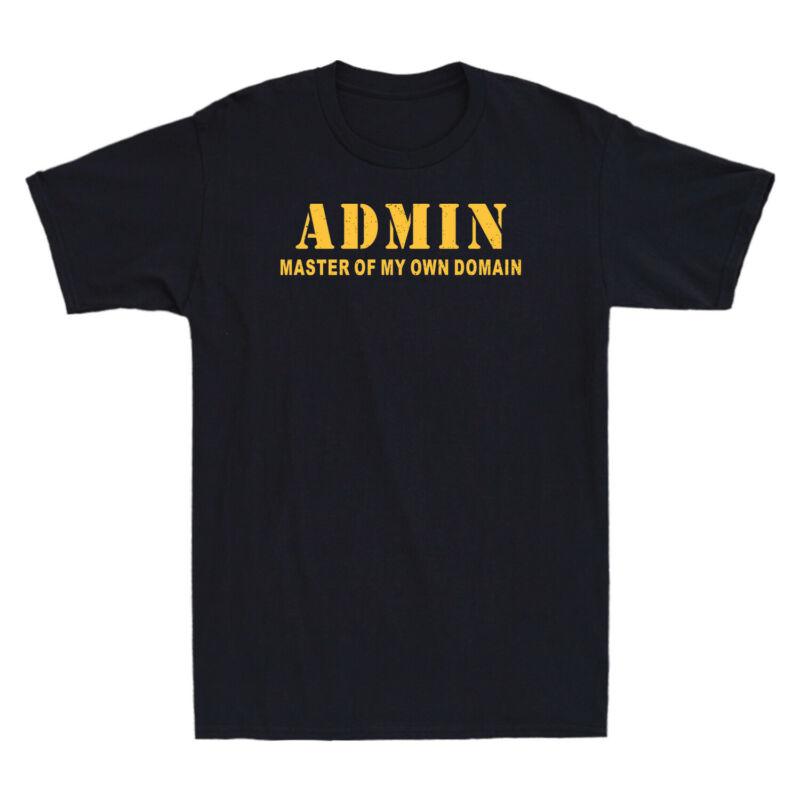 Domain Shirt Funny Easy Men Casual Tee 