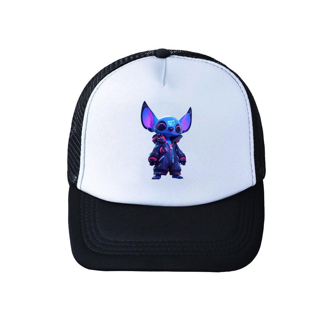 Pattern Print Stitch Baseball Cap Sun Protection Breathable Hat Gift Fashion