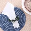 3pcs Simulation Artificial Plant Napkin Rings Rustic Napkin Buckles  Dinner Table