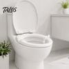 Talos Toilet Seat Stabilizers, Fixing Buckle, Non Slip Clip for Wobbly Loose Seats, Bathroom Accessory