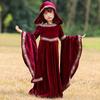 Color Costumes Halloween Parent-Child Costumes European Medieval Retro Court Little Red Riding Hood Vampire Witch Costumes