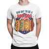 Bad Day Funny Graphic 100 Cotton Tshirt Chud Consuming Hotdogs Tops Tees For Unisex