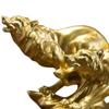 Wolf Statue Figurine Modern Versatile Art Decorative Resin Sculpture Ornament for Tabletop Entrance