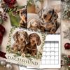 2027 Wall Calendar Dachshund Dog Calendar 12 Month Hanging Planner Jan Year Planner 2027-Dec Theme for Home Office Organizing Planning Themed Decor