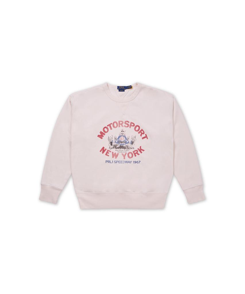 POLO RALPH LAUREN Vintage Fit Fleece Graphic Sweatshirt - White