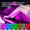 Luce LED per auto magnetica touch 6 LED 5V USB/Tipo-C ricaricabile - Illuminazione interna multicolore