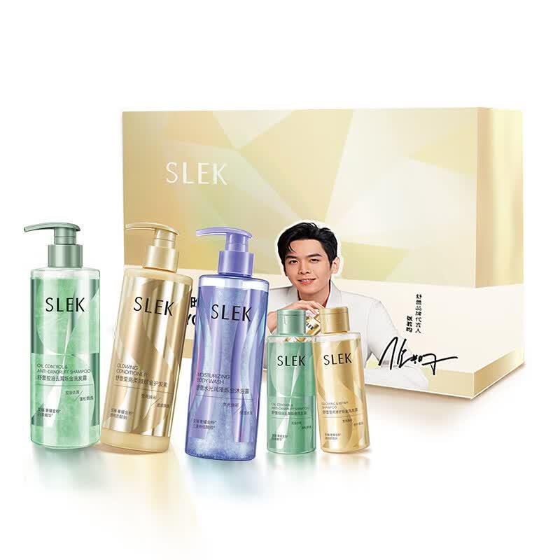 SLEK Hydrating Hair and Body Care Gift Set