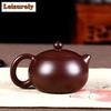 400ml Ancient Yixing Purple Clay Teapots Handmade Xishi Pot Raw Ore Purple Zhu Mud Tea Soaking Kettle With Filter Zisha Tea Set
