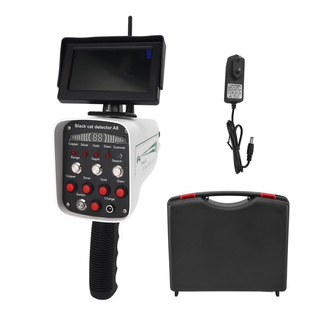 Metal Detector Gold Finder 1000M Range 30M Depth Sensitive Handheld Underground Treasure Scanner