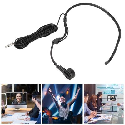Ergonomic Earhook Microphone 5m/16.4ft Wired Microphone Dynamic Headset Microphone Speech