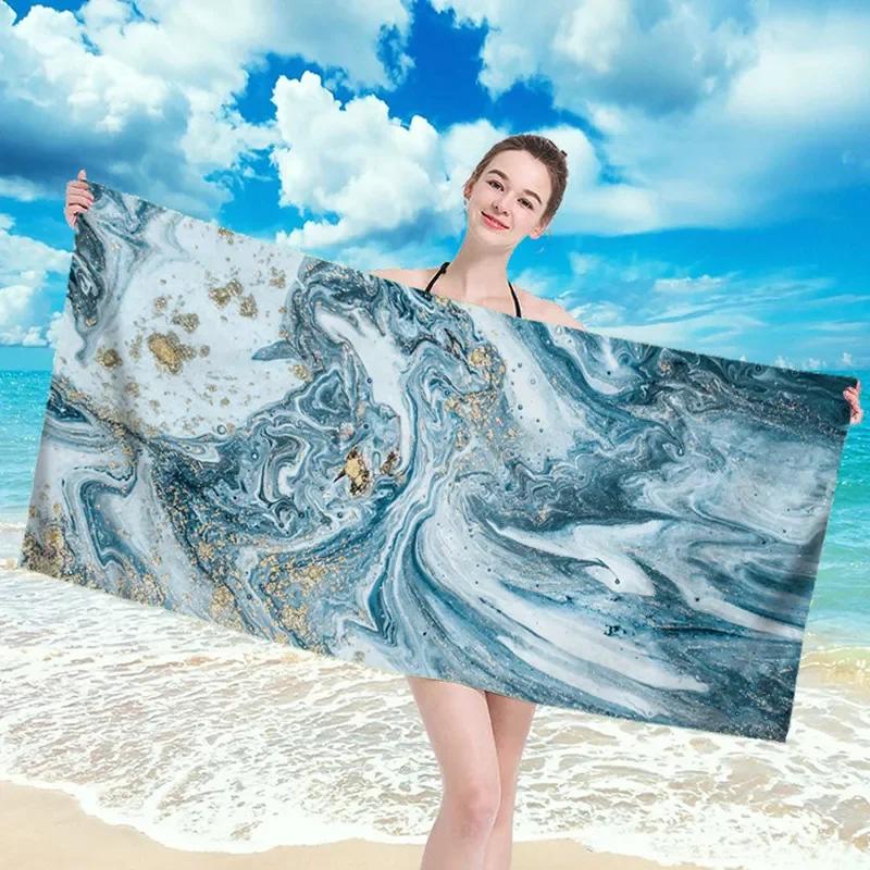 Microfiber Beach Towels,Oversized,Absorbent,Compact,Sand Proof Beach Blanket, Lightweight Towel For The Swimming, Sports, Beach
