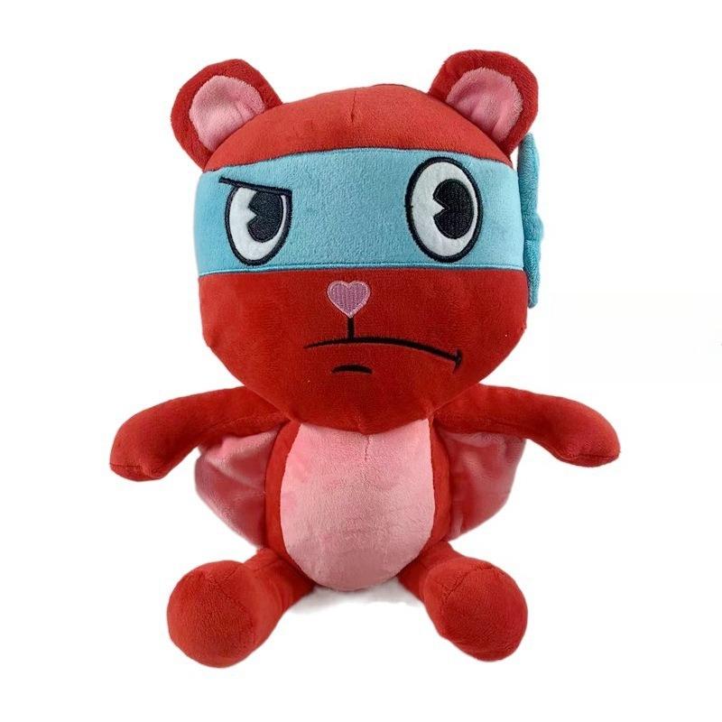 Happy Tree Friends Flippy Plush Toy Soldier Character Stuffed Doll Soft Animal Figure Home Sofa Decor Collectible Gift for Happy Tree Friends Game Fan