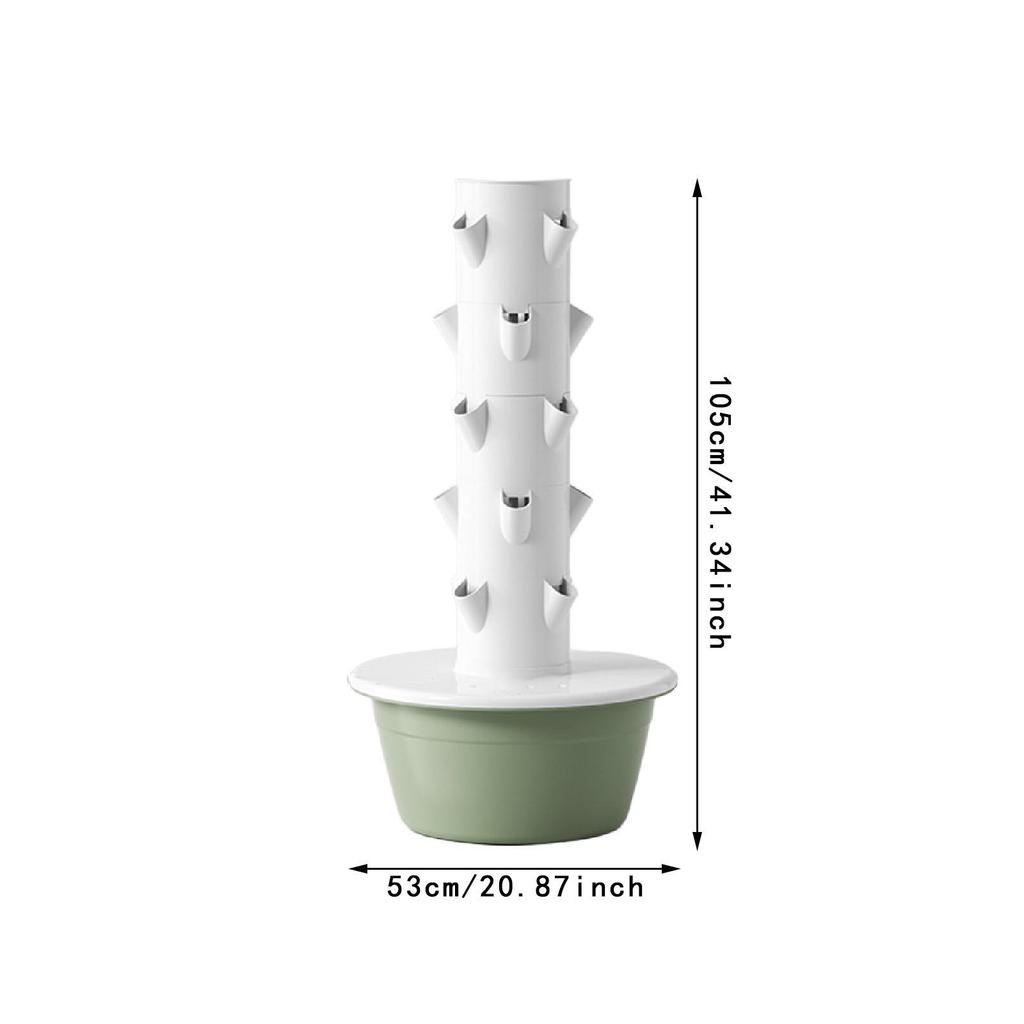 Hydroponics Growing System Hydroponic Tower High Yield Planting Tools Plant Germination Kit Vertical Planter for Strawberries