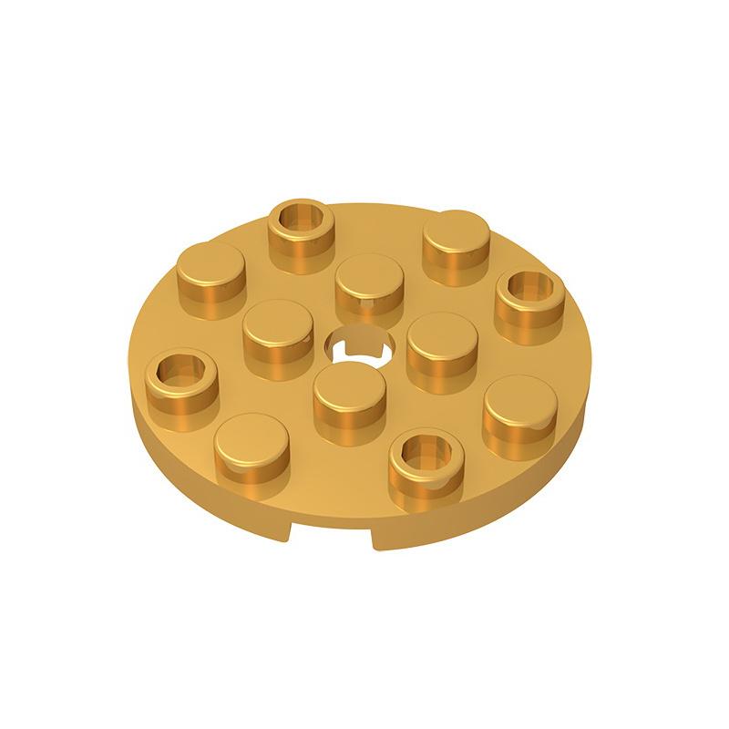 

Lot 60474 Plate Round 4 x 4 with Pin Hole Bricks Toys For Technical Buildings Blocks Compatible Assembles Particles Kids DIY MOC 10PCS