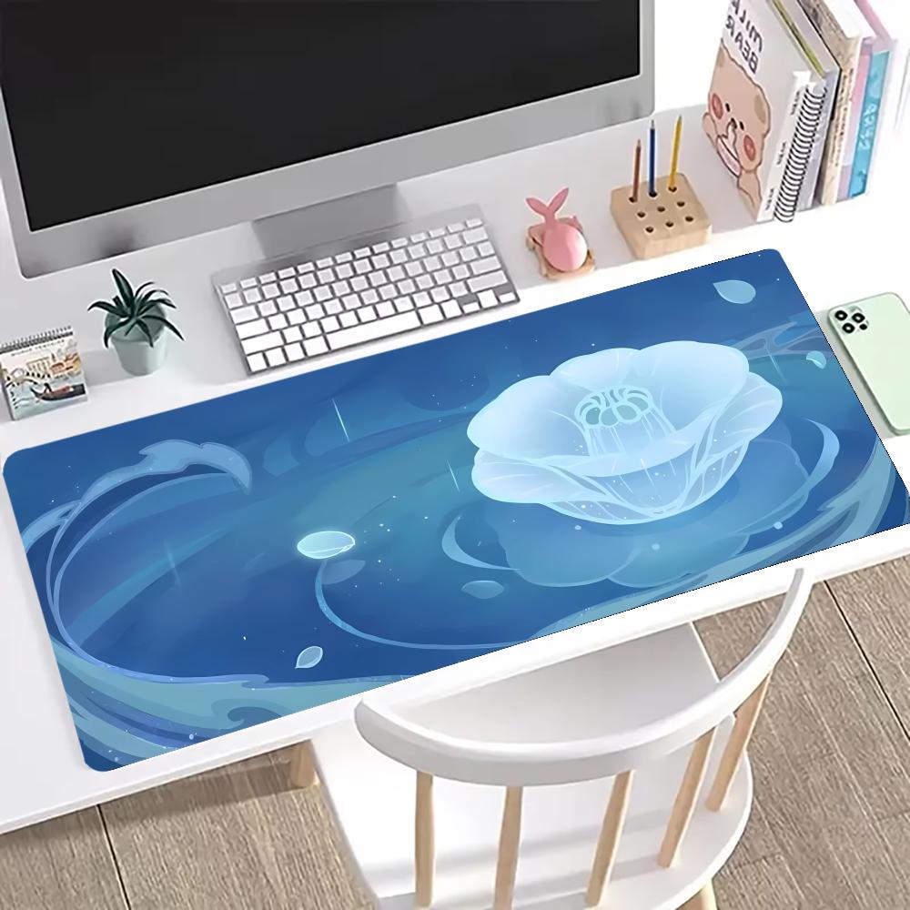 Large Mausepad Genshin Impact Gaming Laptops Gamer Keyboard Pad Pc Accessories Deskmat Mouse Rubber Mat Mousepad