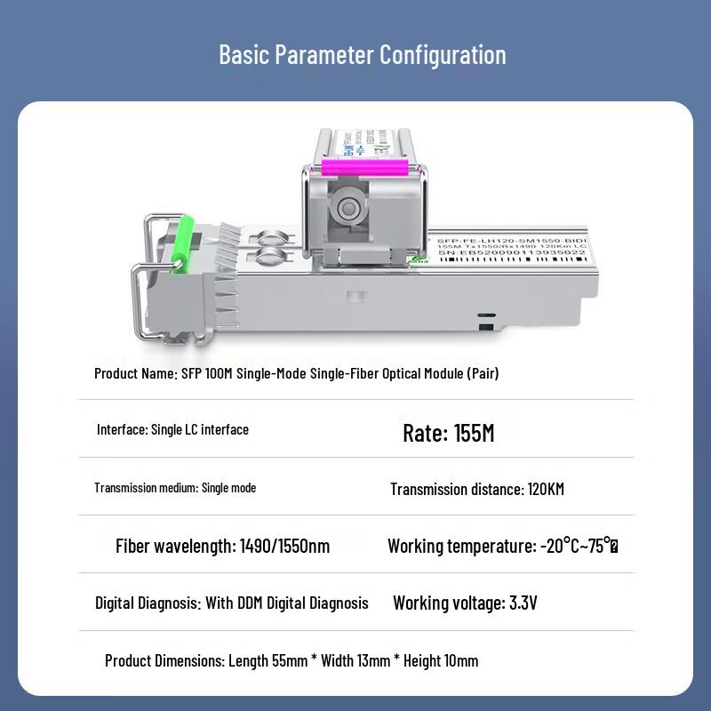 EB-LINK SFP/SFP+ Single-mode Single-fiber Optical Module