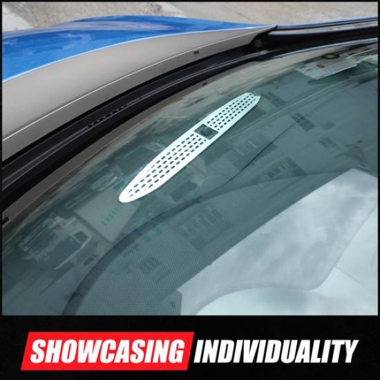 Steel Dash AC Air Vent Dust Speaker Sound Cover For Seat Leon MK2 1P1 2008-12
