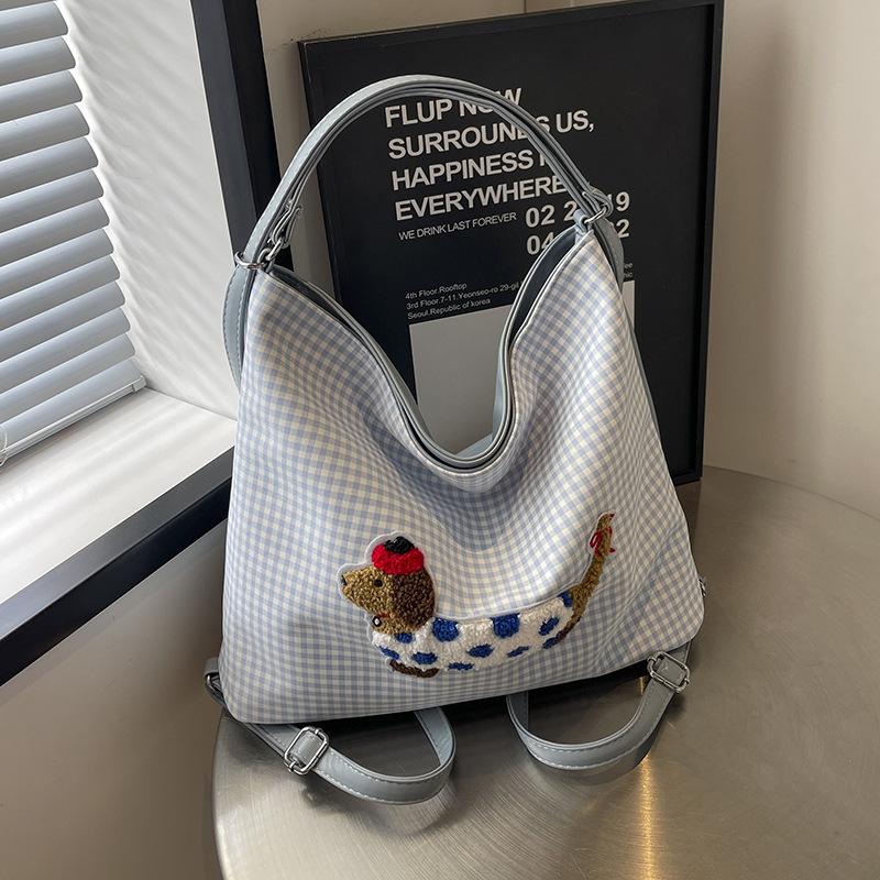 

Leisure Commuter Tote Bag Women s Large Capacity 2024 New Canvas Backpack Multifunctional Premium Travel Backpack