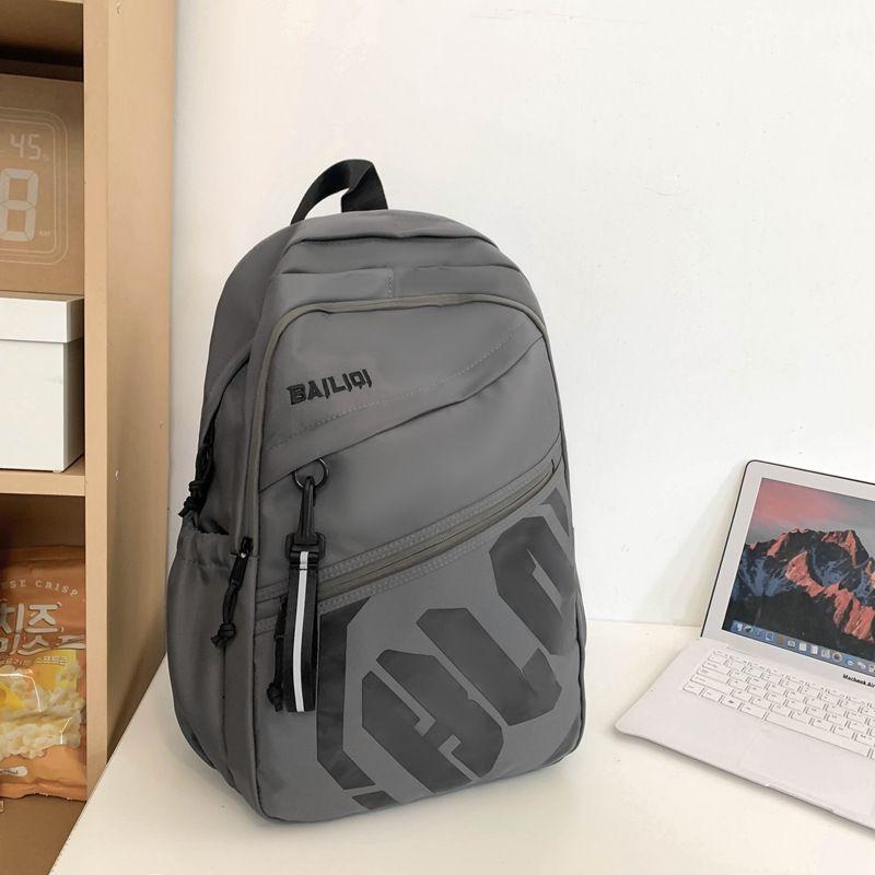 

Boys Junior High School Students 2025 New Arrival Good-looking Spine Protection Burden Reduction Large Capacity Handsome Strong Durable Waterproof Dark gray