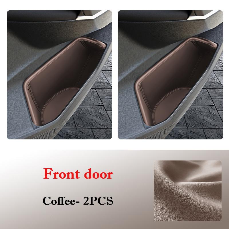 For VW Volkswagen Tayron 2026-2026 Car Door Slot Storage Box Leather Protective Pad Cover WaterProof Barrel Accessories
