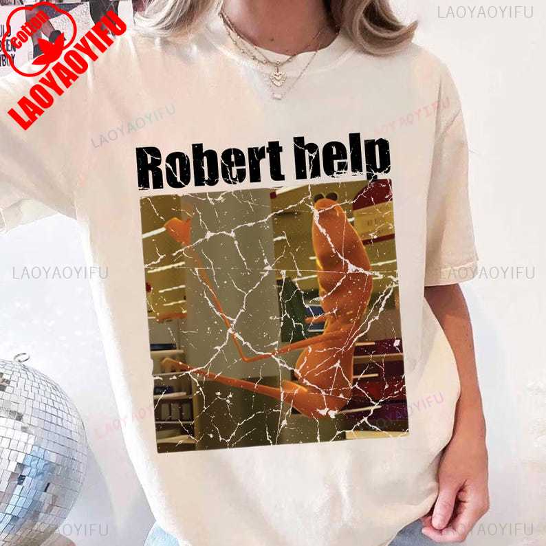 Marcus The Worm Robert Help Meme Womens Marcus Im Looking for Jimbo James Funny Printed Tshirt Tops High Quality Cotton Unisex S