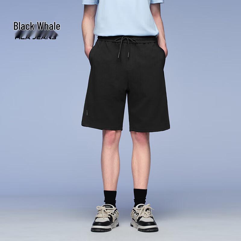 

Мужские повседневные шорты средней длины на кулиске HLA Black Whale M