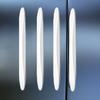 4Pcs Universal Car Door Bumper Edge Protection Strip Stickers Rearview Mirror Protection Car Sticker Strip Anti-collision Strips Interior Mirrors 6