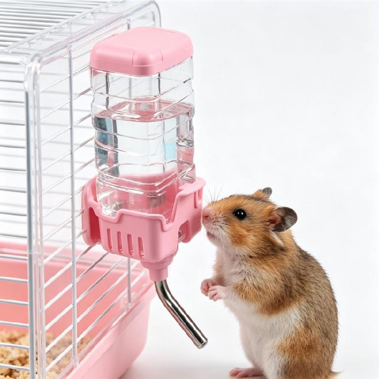 Leakproof Cage Mounted Water Dispenser For Pet Automatic Drinking Bowl For Rabbits Hamster