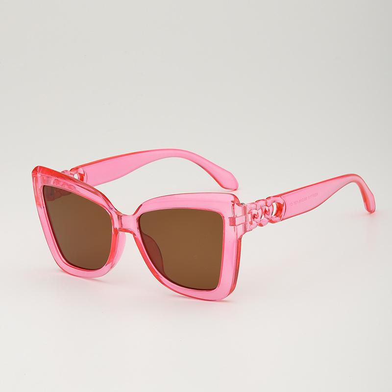 Big Frame Vintage Square Sunglasses for Women Men Cat Eye Sun Glasses UV Protection Fashion Goggles