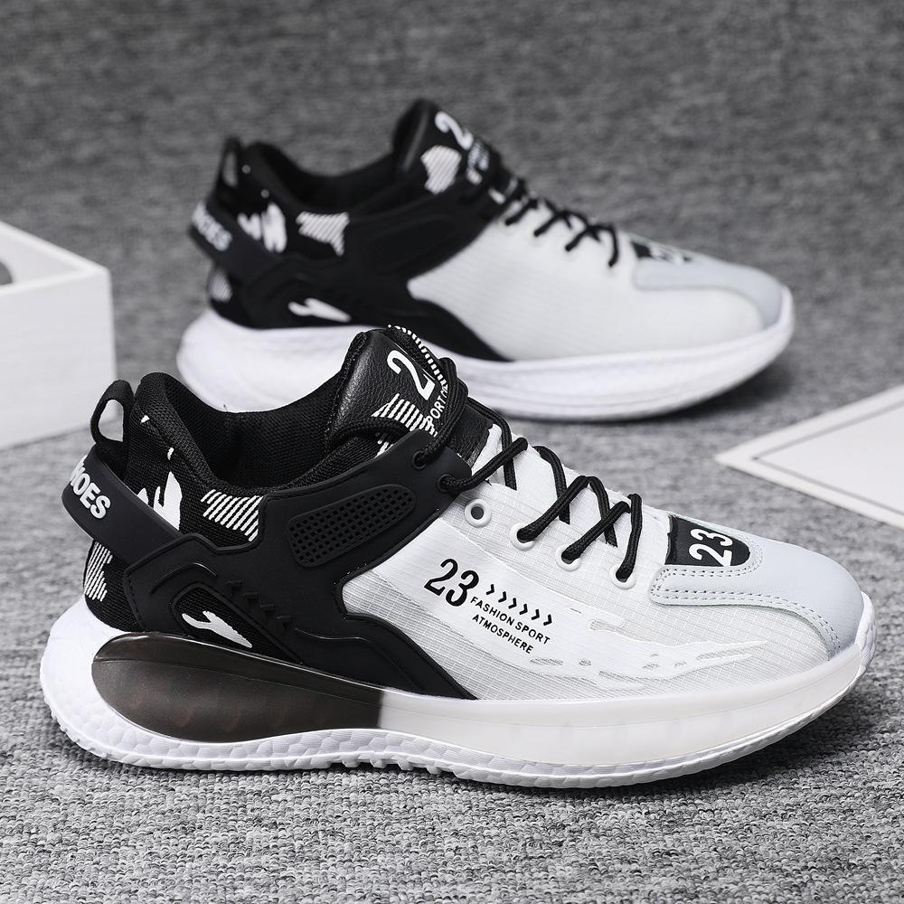 

Мужская обувь, новые весенние кожаные кроссовки для бега с низким верхом, уличная повседневная обувь для папы 44