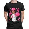 Fight Is Our Fight Breast Cancers  T Shirt Summer  Fashion T-Shirts Men Cotton O Neck Oversize Tees Short Sleeves Tops