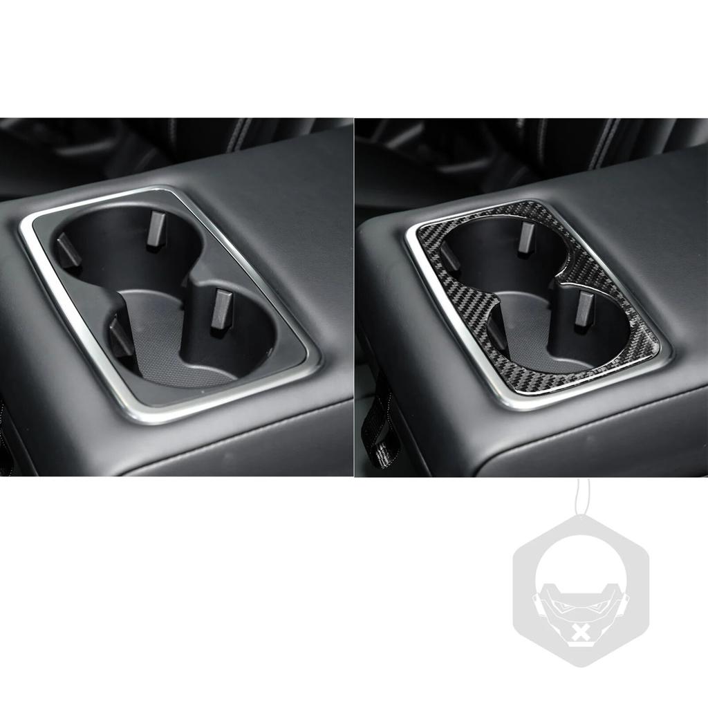 Pro Ford Mustang Mach E 2022 Autopříslušenství Interiér automobilu Zadní držák na pohárek Panel Obložení Nálepka Modifikace Dekorace