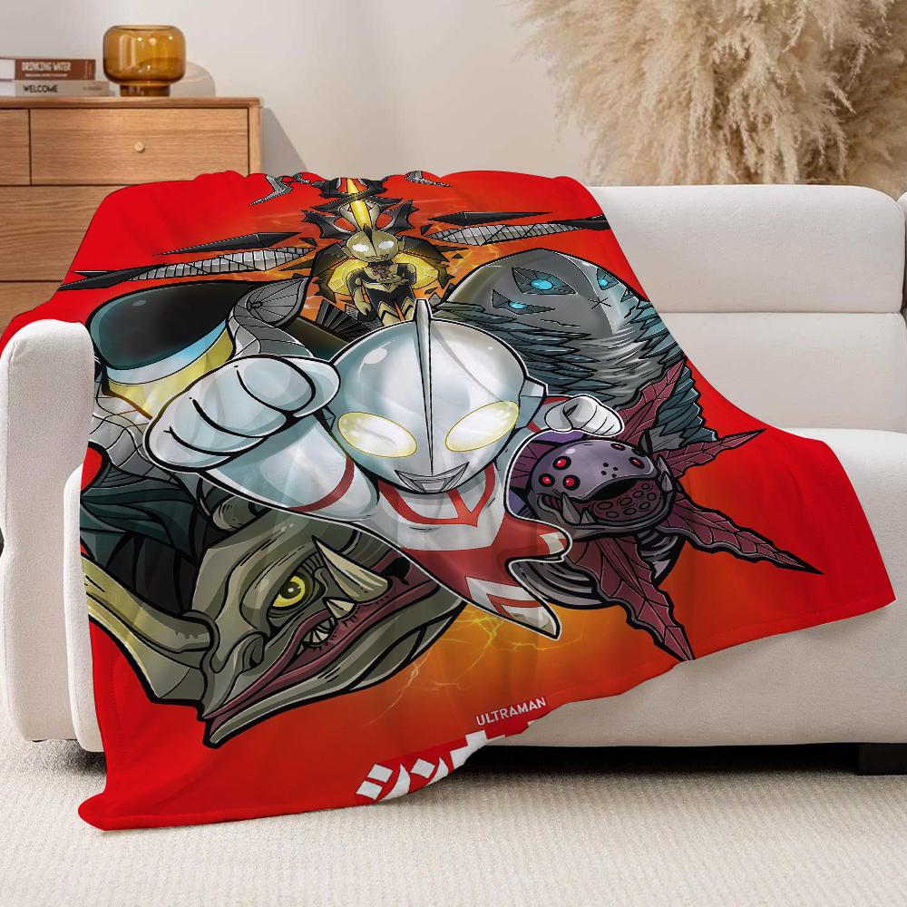 Adventure TV Series U UltraMan Blanket For Sofa Office Bed Plane Travel Sleep Read Relax Camping Soft And Warm