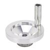 Lathe Handwheel 80mm Aluminum Alloy Hand Wheel with Crank Handle for 7x12 7x14 0618 CJ18A Mini Lathes