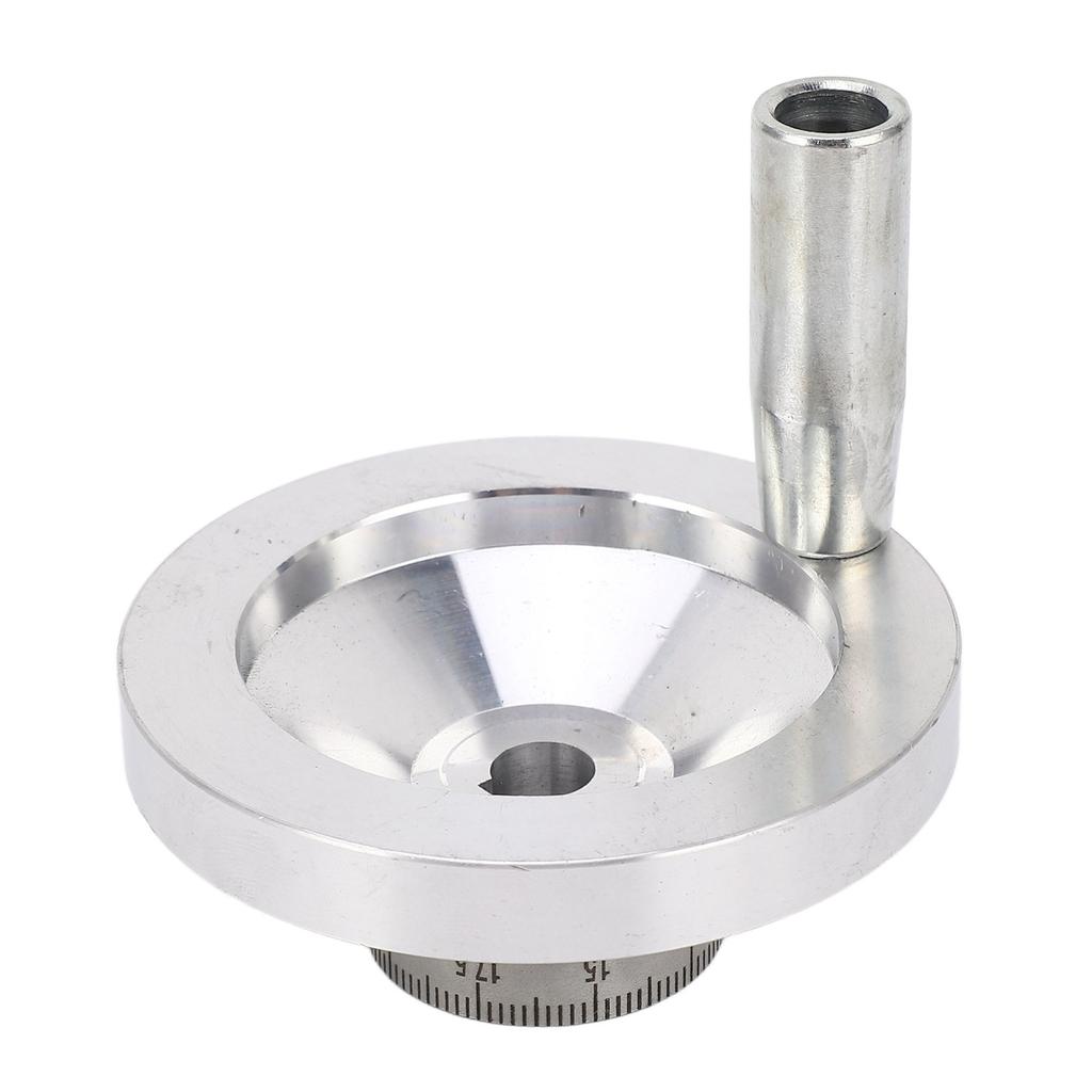 Lathe Handwheel 80mm Aluminum Alloy Hand Wheel with Crank Handle for 7x12 7x14 0618 CJ18A Mini Lathes