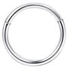 Drperfect 1 Stück Chirurgischer Stahl Nasenring für Damen Herren Septum Ring Clicker Conch Helix Knorpel Ohrringe Piercing Schmuck