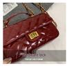 2025 Little Xiangfeng Argyle Chain Luxury Square Handbag - Women's Single Shoulder Crossbody Bag