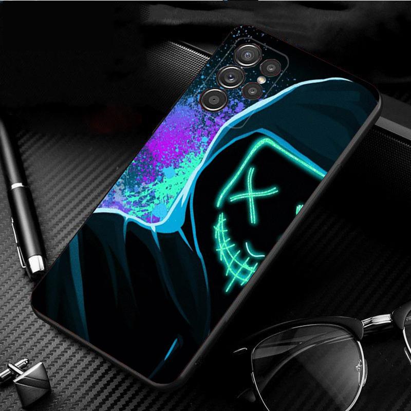 Devil Bad Boy Mask Guy Phone Case For Samsung S25 S24 S23 S22 S21 S20 Ultra S20 S22 S21 S10E S20 FE S24 Plus Funda