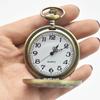 Retro Taschenuhr Klappbar Herren und Damen Unisex Hohl Quarz Kreative Wanduhr Exquisite Gravur Vintage Taschenuhr