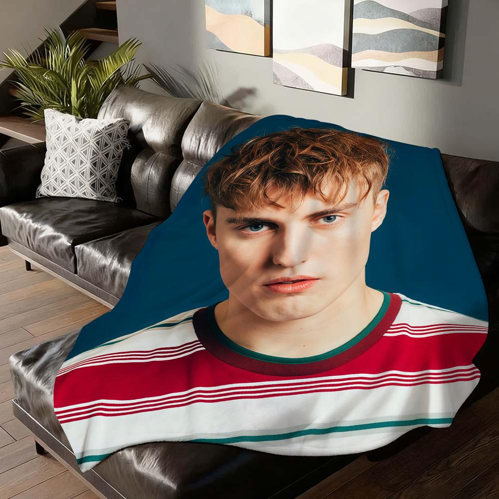 British singer Sam Fender Blanket For Sofa Office Bed Plane Travel Sleep Read Relax Camping Soft And Warm
