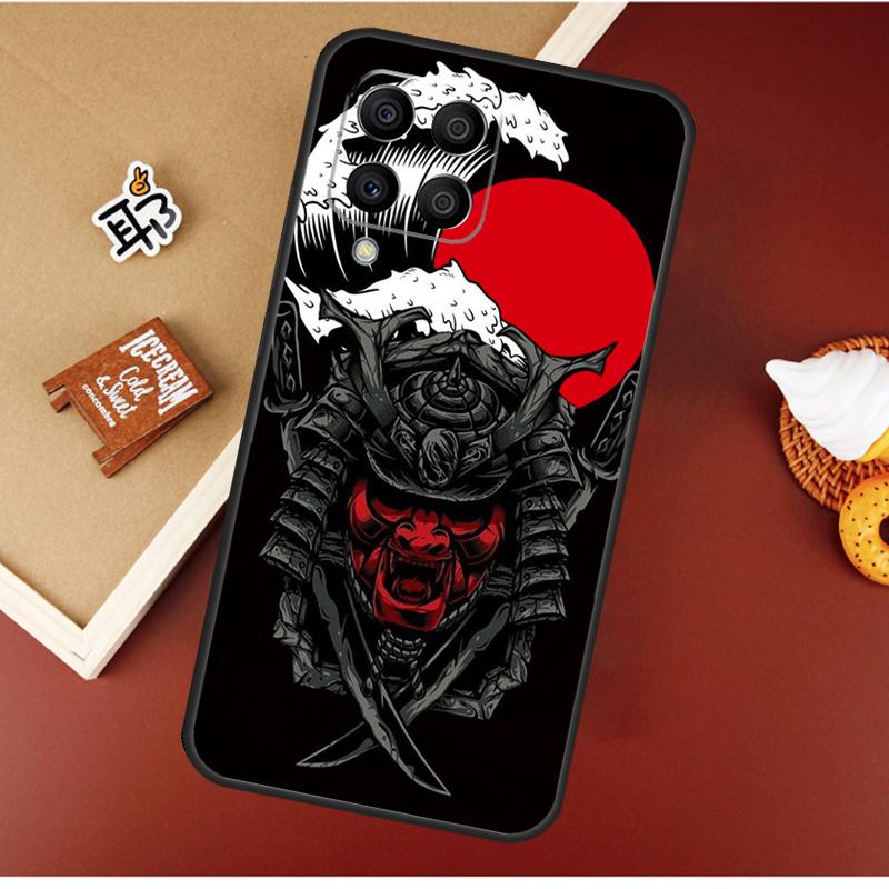 Anime Japanese Samurai Case For Samsung Galaxy M55 M35 M15 M56 M36 M16 M06 M31 M13 M33 M53 M12 M32 M52 M14 M34 M54