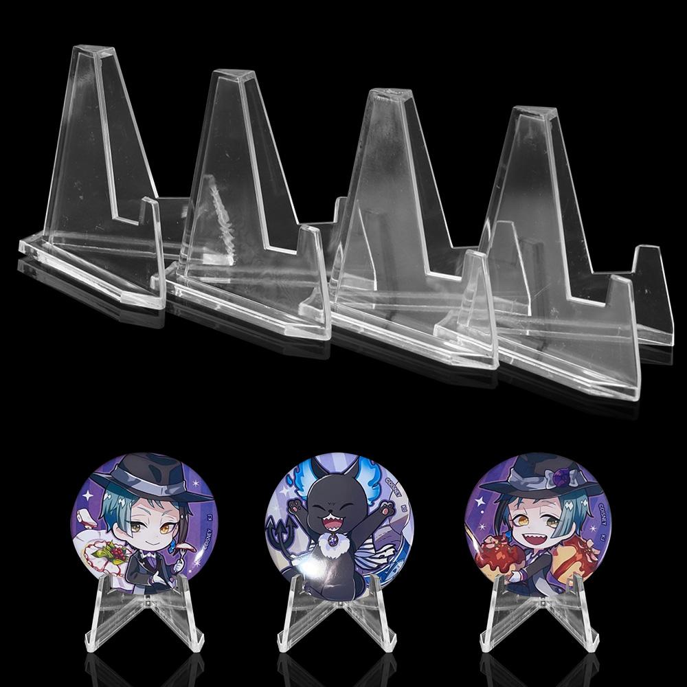 Mini-Staffeleihalter für Münzdisplays, 10 Stück, S/L, Acrylständer, Sammlung, Münzaufbewahrung, Medaillenregal