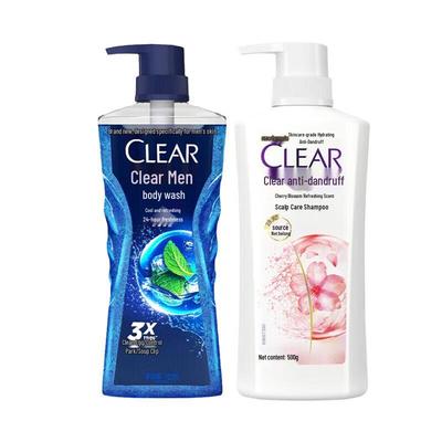 Klares Kirschblüten Shampoo & Icy Cool Duschgel Set