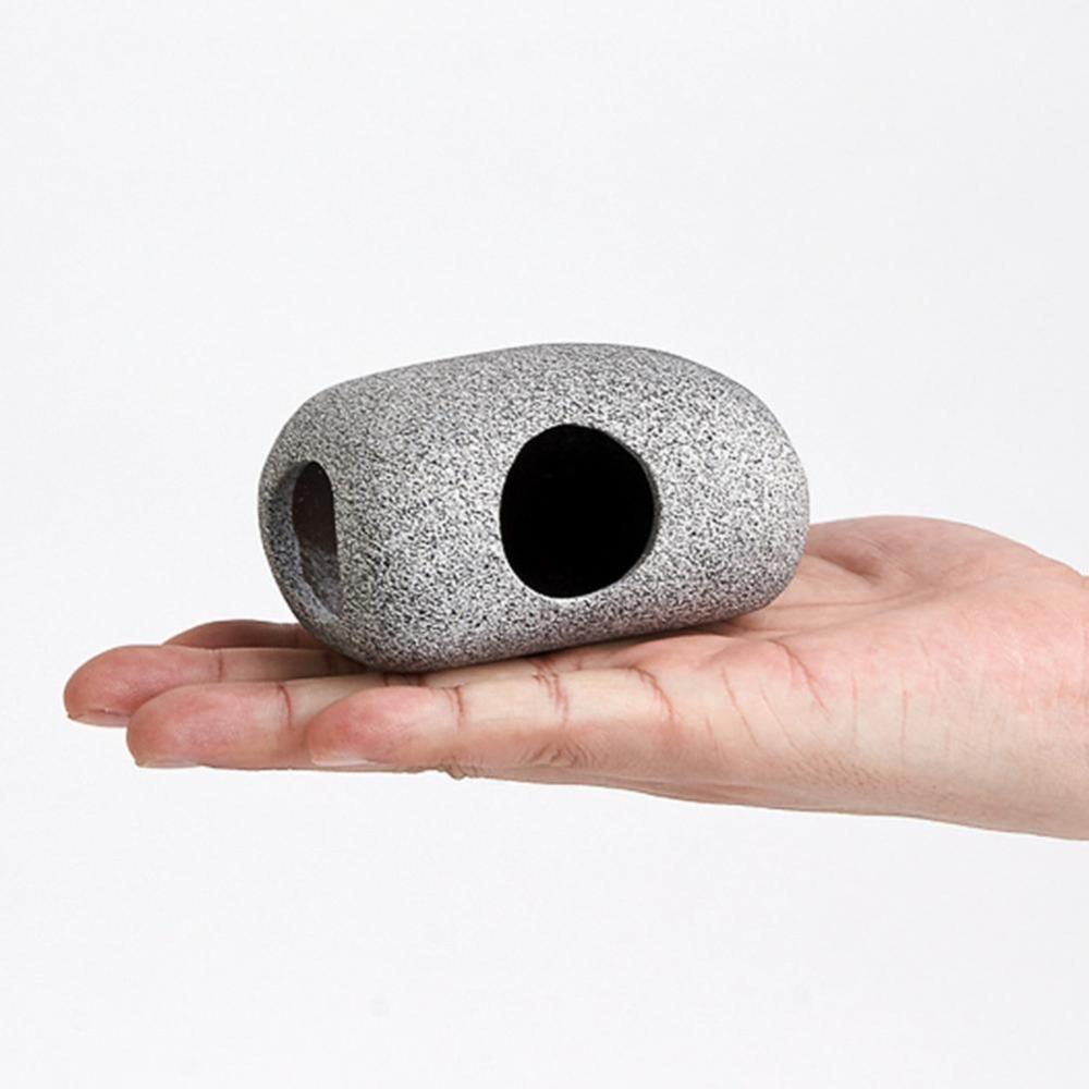 Aquarium Shelter For Fish Shrimp Fish Tank Cave Fish Tank Decoration Hiding Stone Rock House